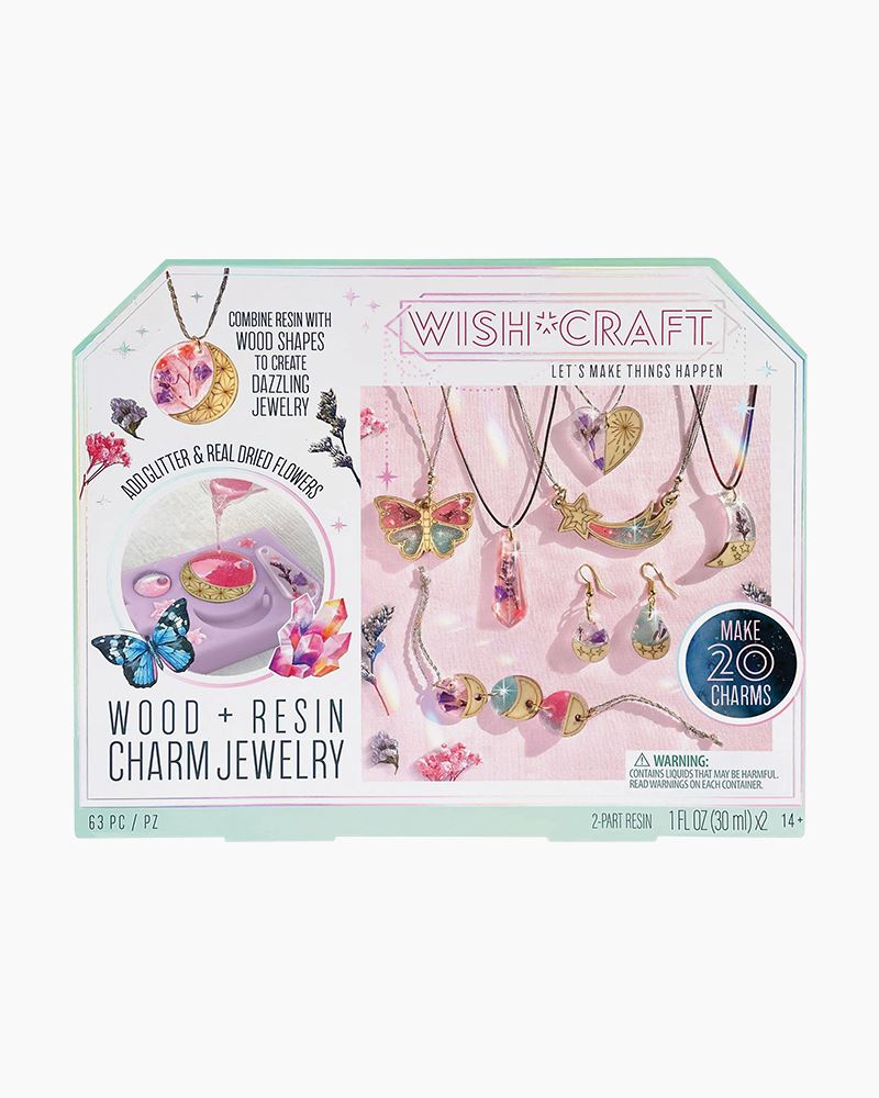 Wood and Resin Charm Kit