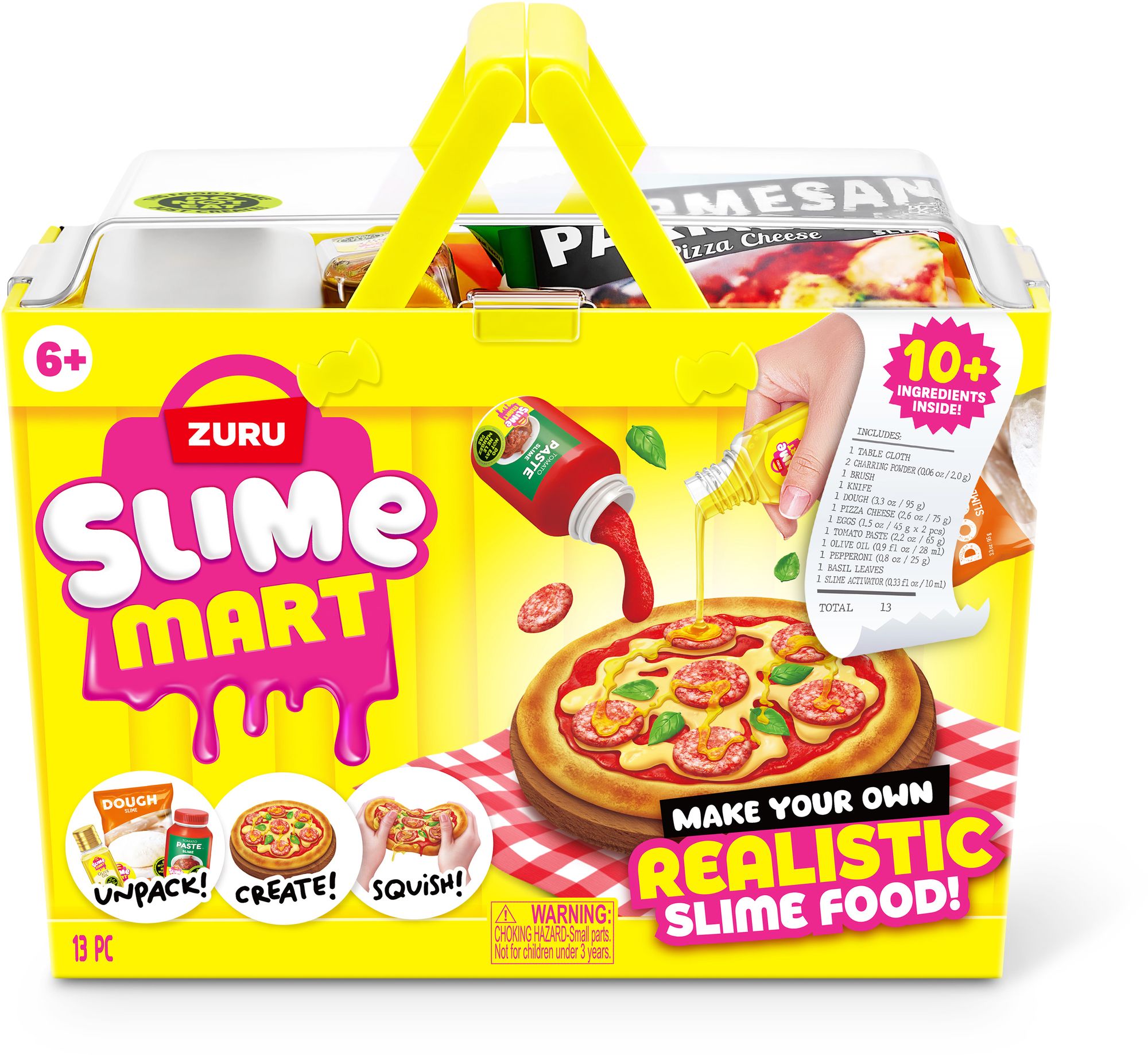 ZURU Slime Mart Small Shopping Basket Fast Food Series 1