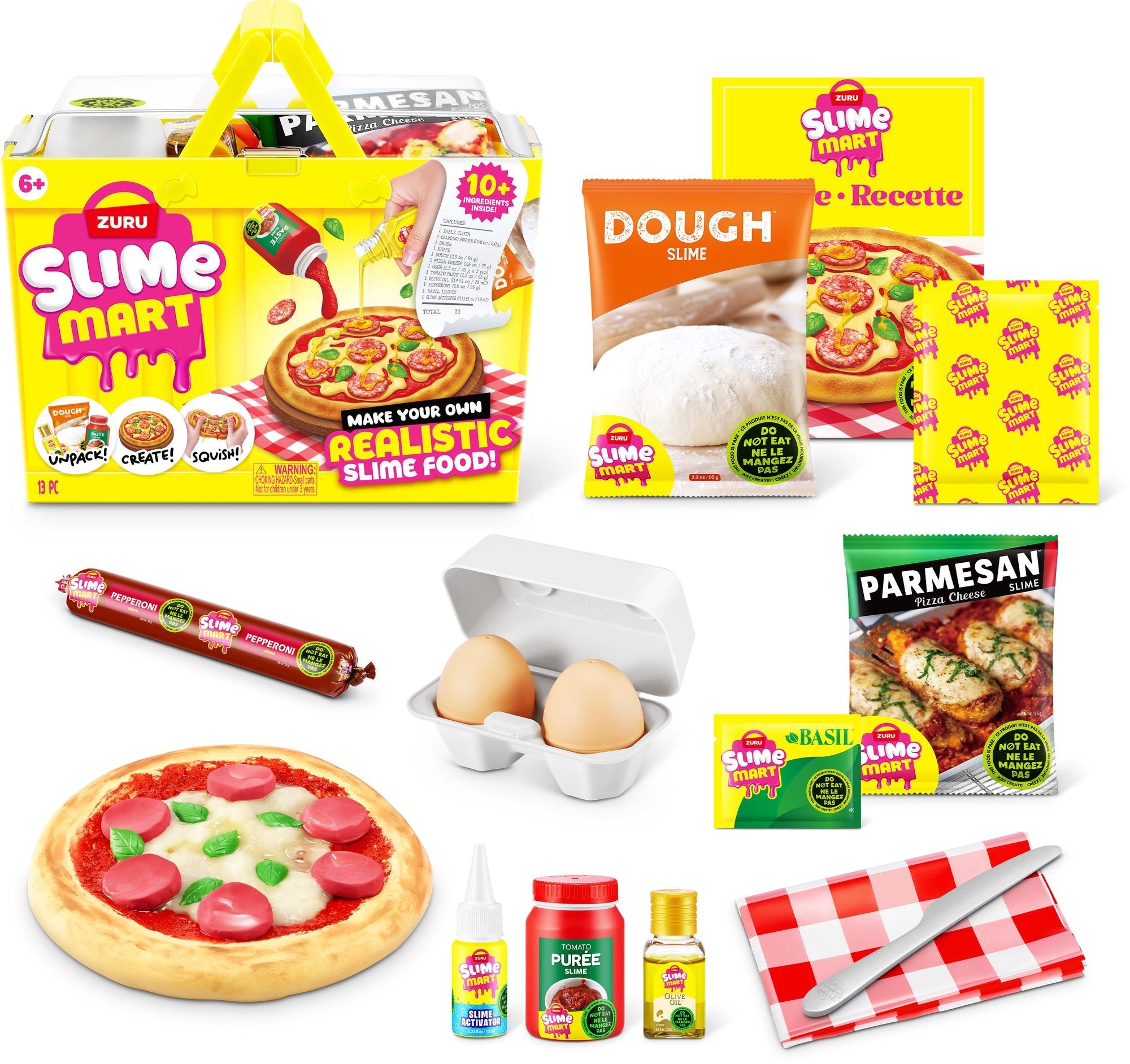 ZURU Slime Mart Small Shopping Basket Fast Food Series 1