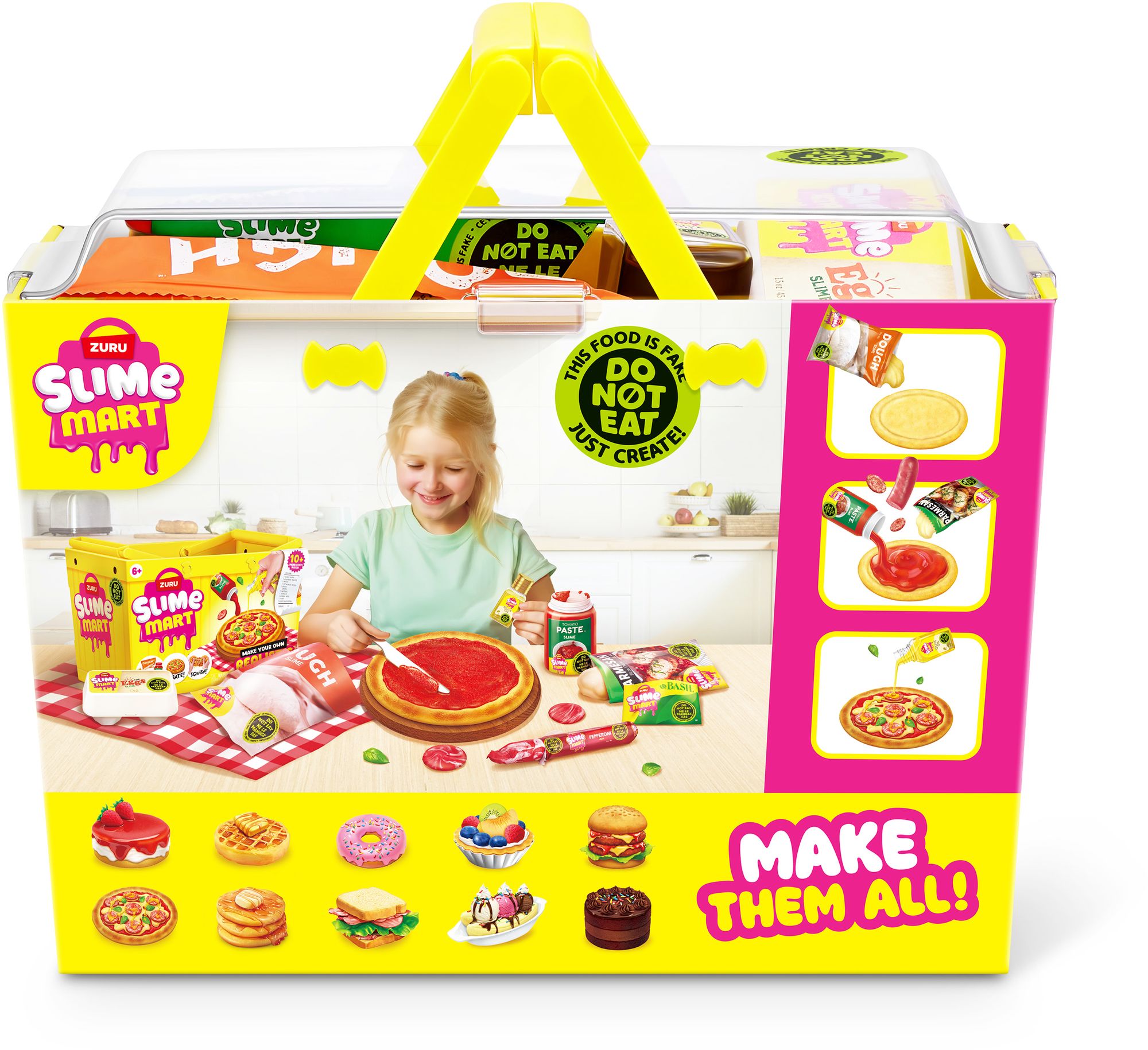 ZURU Slime Mart Small Shopping Basket Fast Food Series 1