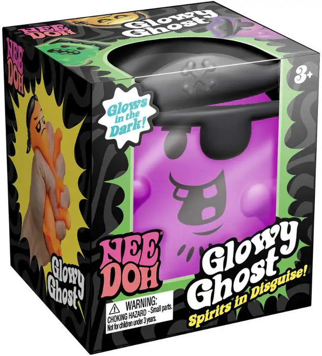NeeDoh 2026 Needohween Glowy Ghost Stress Ball Glow-in-the-Dark