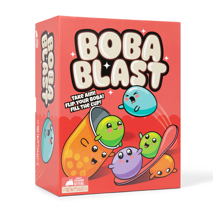 Exploding Kittens Boba Blast Party Board Game BOBA-CORE-3