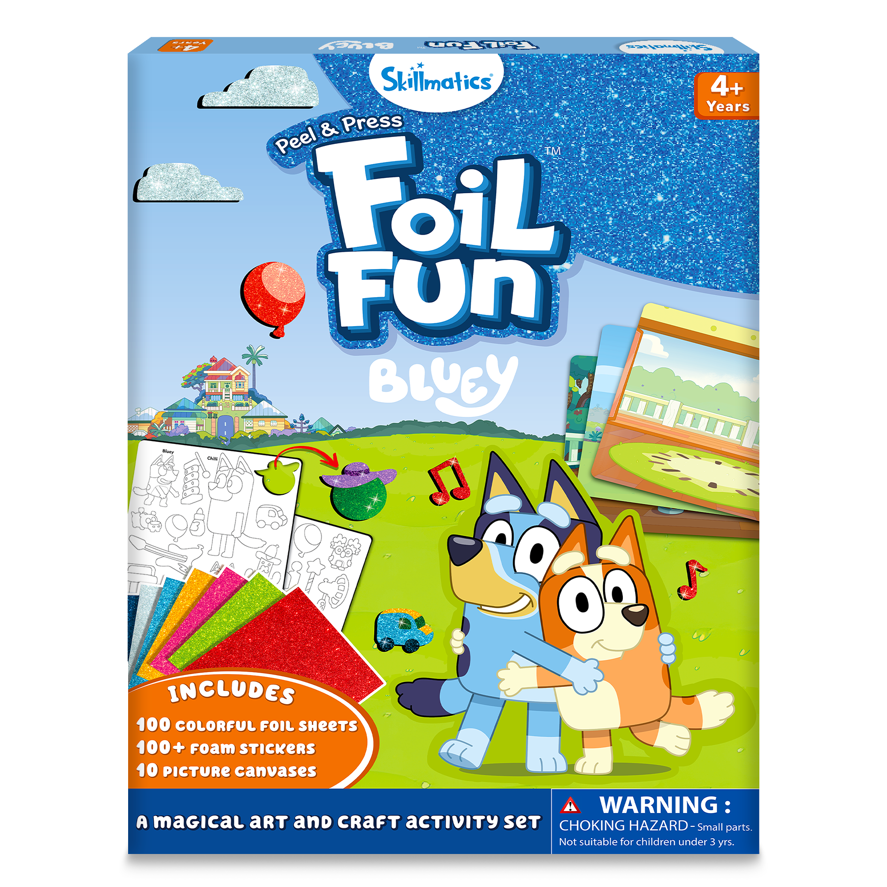 Skillmatics Bluey Foil Fun Mess-Free Kids Art Craft Kit