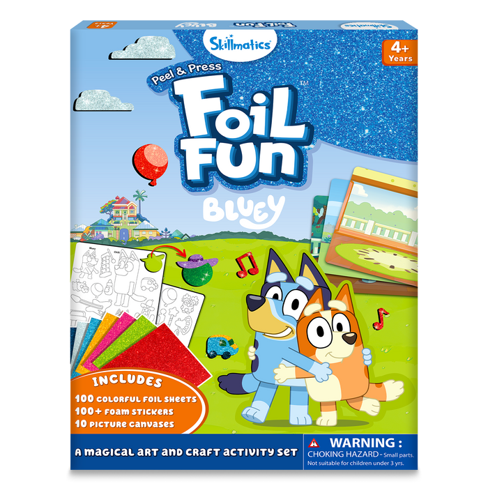 Skillmatics Bluey Foil Fun Mess-Free Kids Art Craft Kit