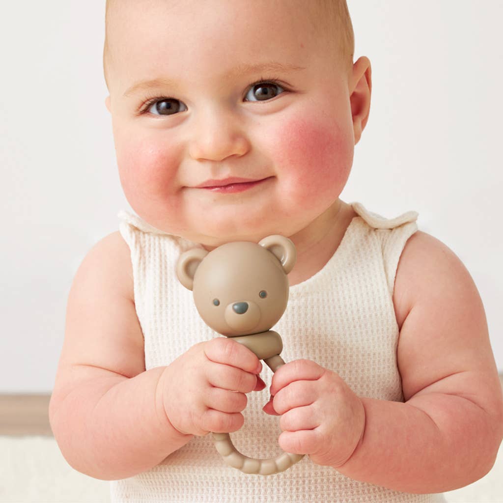 Bear Sweetie Rattle Infant Teether