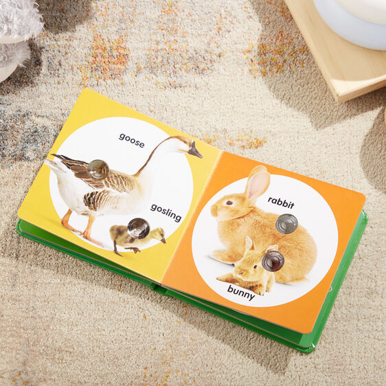 Melissa & Doug Poke-A-Dot: Farm Animal Families Board Book