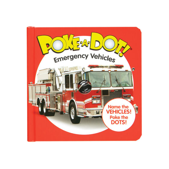 Melissa & Doug Poke-A-Dot: Emergency Vehicles Board Book