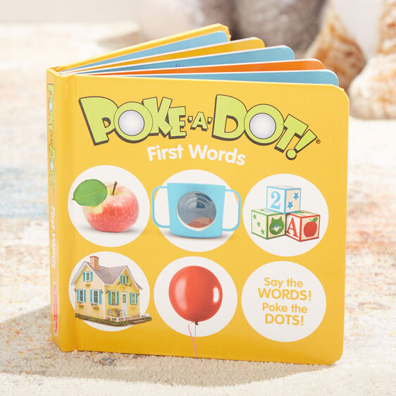 Melissa & Doug Poke-A-Dot: First Words Board Book