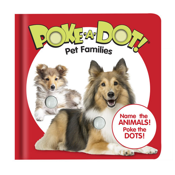 Melissa & Doug Poke-A-Dot: Pet Families Board Book