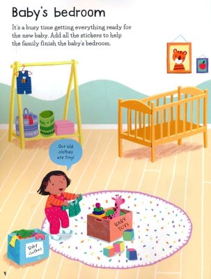 First Sticker Book New Baby