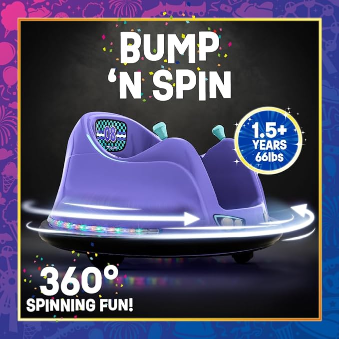 Bumper Car Pink/Purple/Aqua