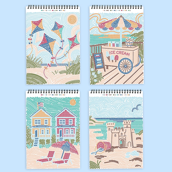 FlowArt Dot by Letter Day at the Beach