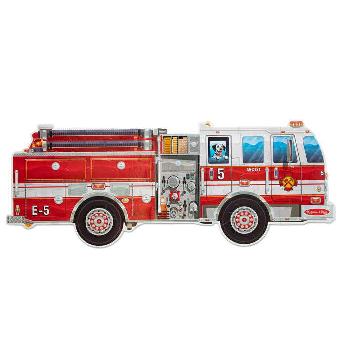 New! Giant Fire Truck 24 Piece Floor Puzzle