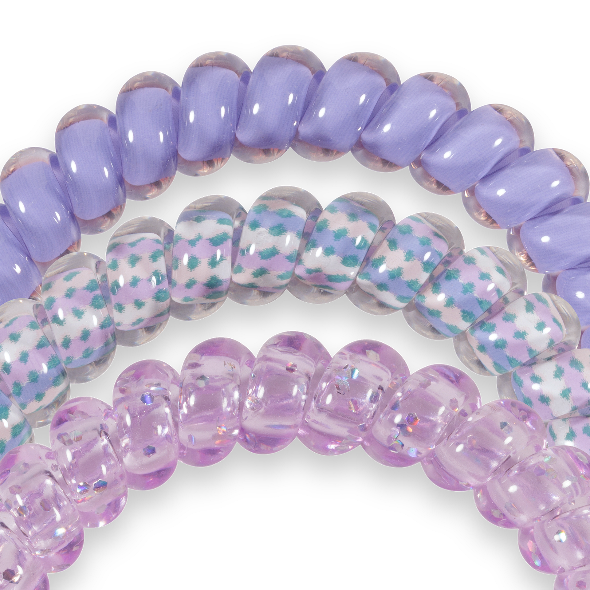 Spiral Hair Coils | Small | Lavender Mist