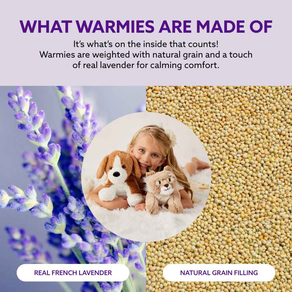 Warmies Cozy Cute Puppy Microwavable Weighted Plush Stuffed Animal