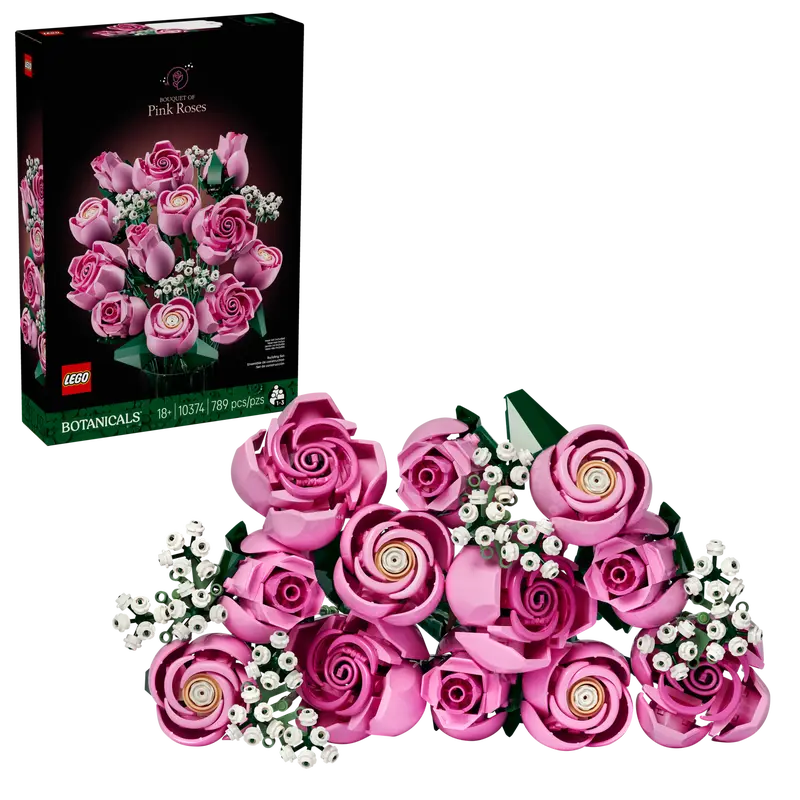 Bouquet of Pink Roses - Lego Botanicals 10374