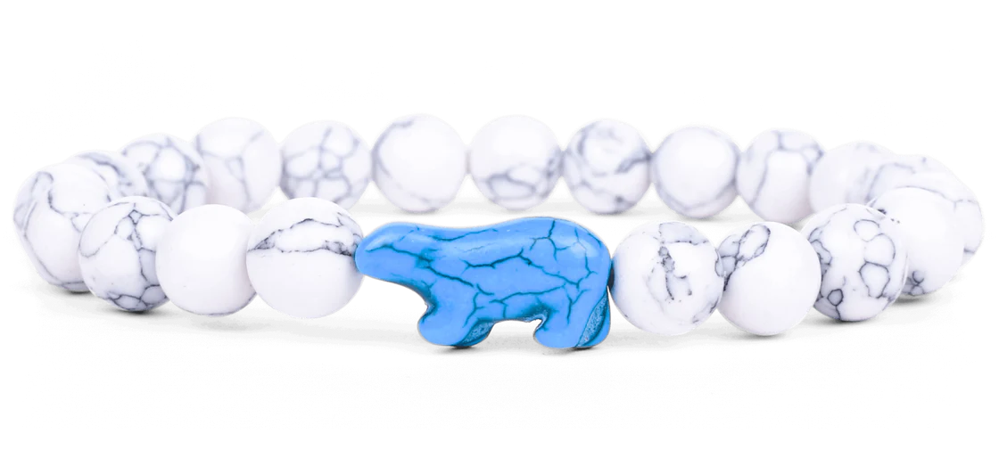 Polar Bear Artic White Tracking Bracelet