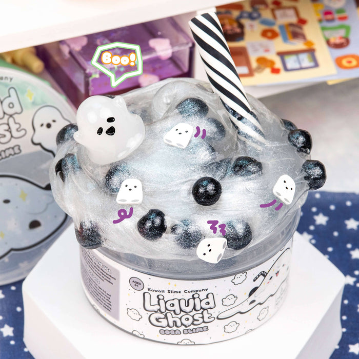 Liquid Ghost Boba Clear Signature Dome™ Slime (4pcs/case)