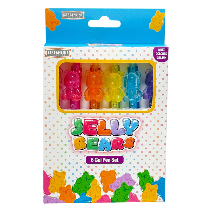 Streamline Gummy Bear Color Gel Pen 6-Piece Set