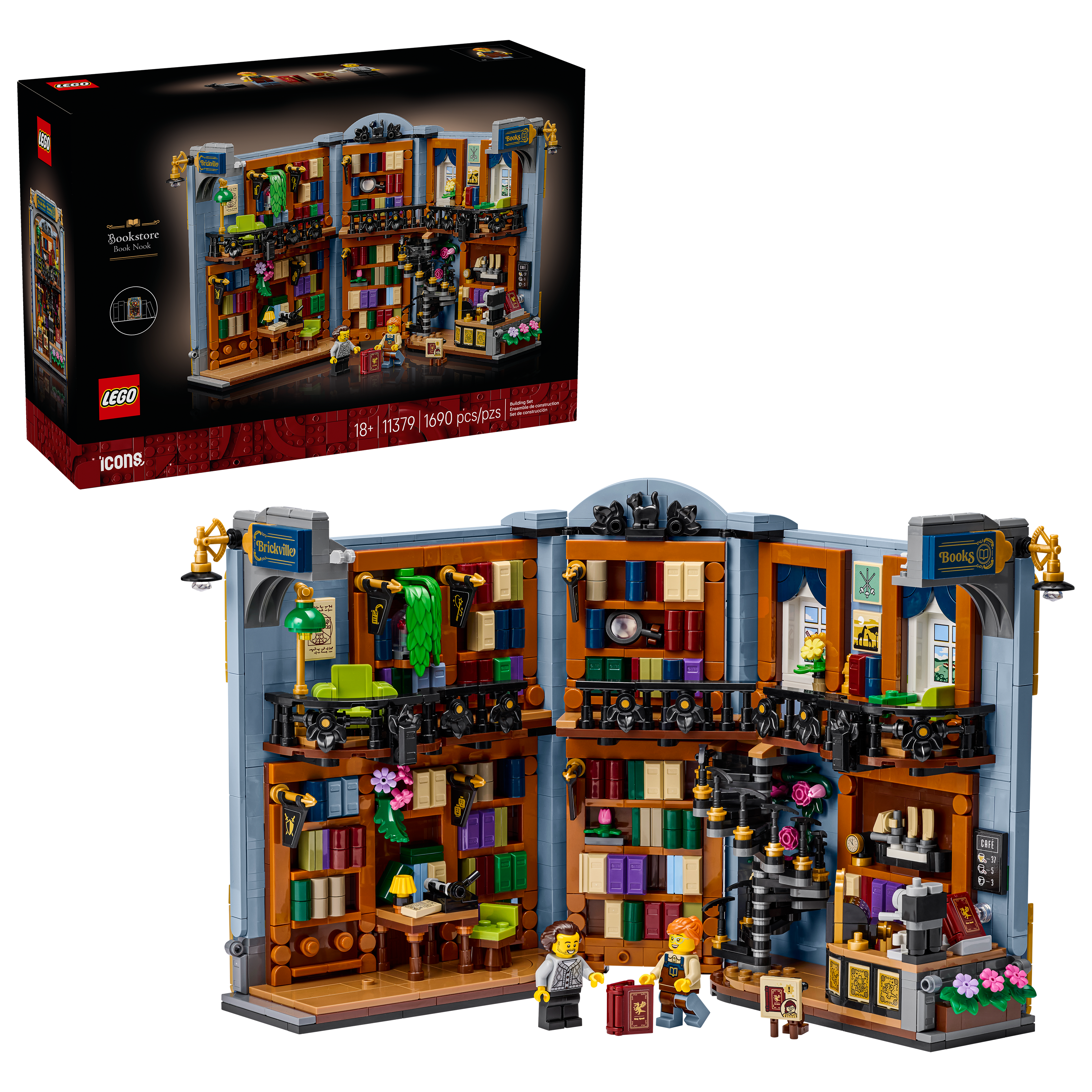 LEGO Icons Bookstore: Book Nook 11379 Building Toy