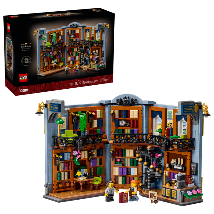 LEGO Icons Bookstore: Book Nook 11379 Building Toy