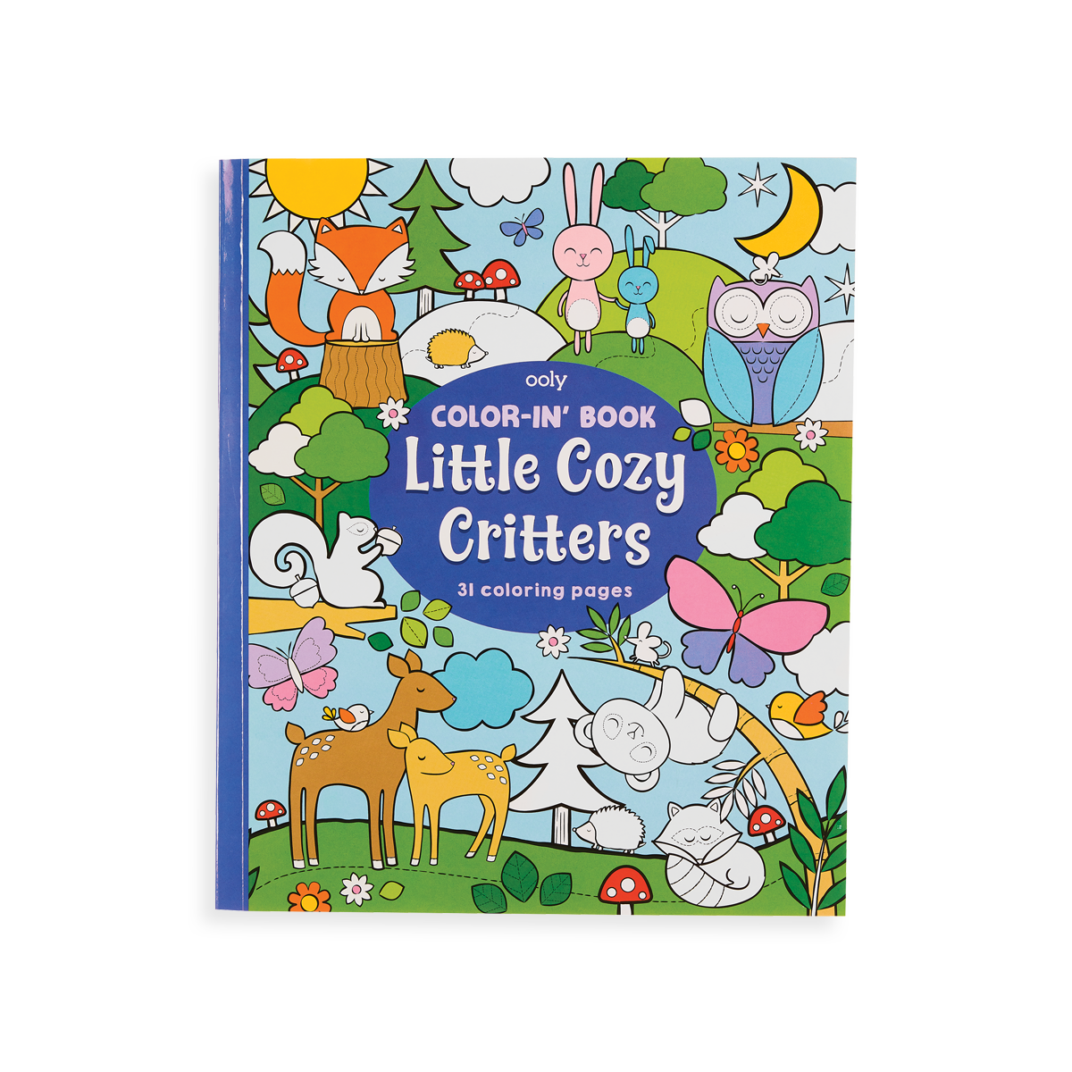 OOLY Little Cozy Critters Color-in' Book