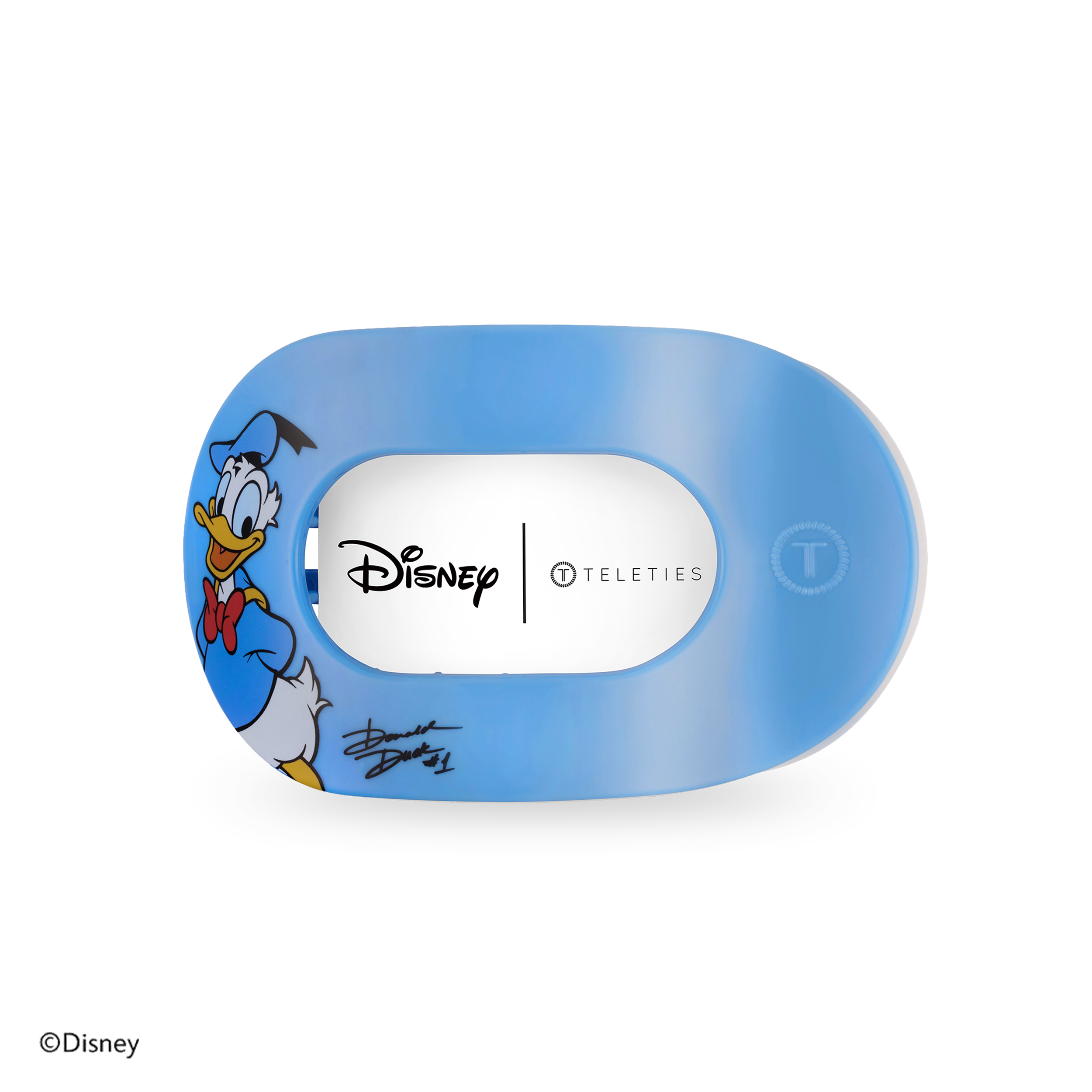 Flat Round Hair Clip | Medium | Donald Duck