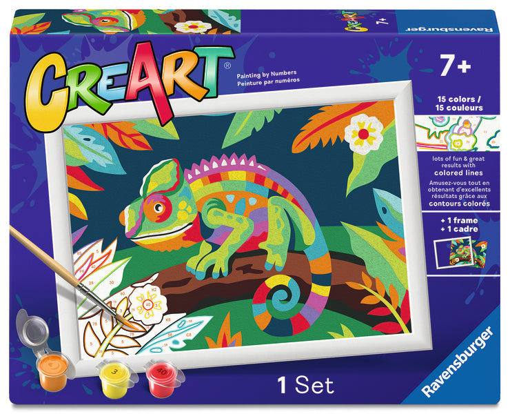 Ravensburger CreArt: Colorful Chameleon 7x10