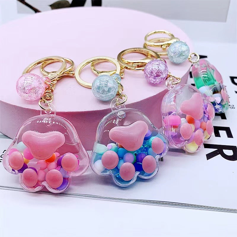 Paw Floaty Keychain Charm