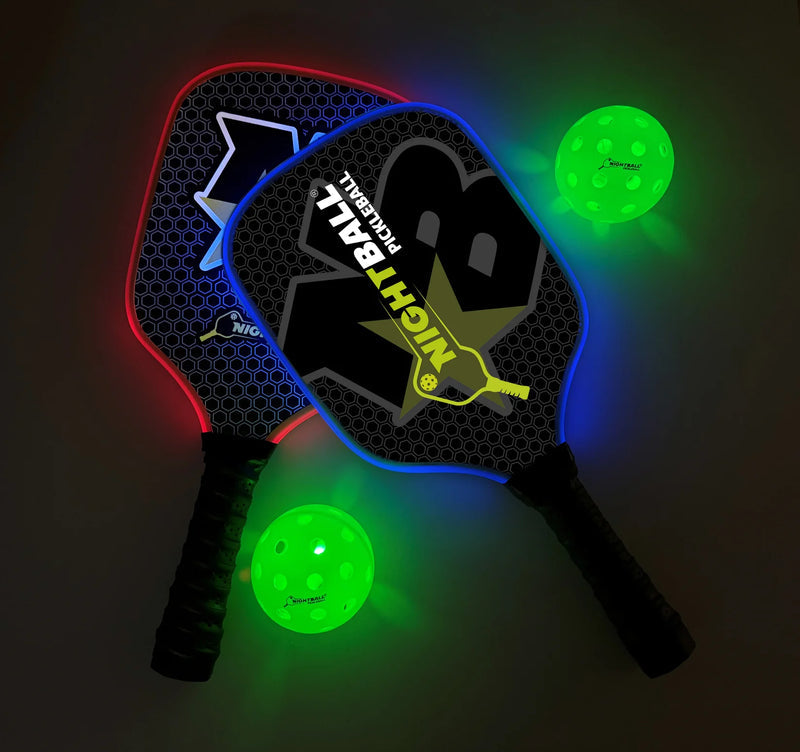 NightBall® Light-Up Pickleball Set