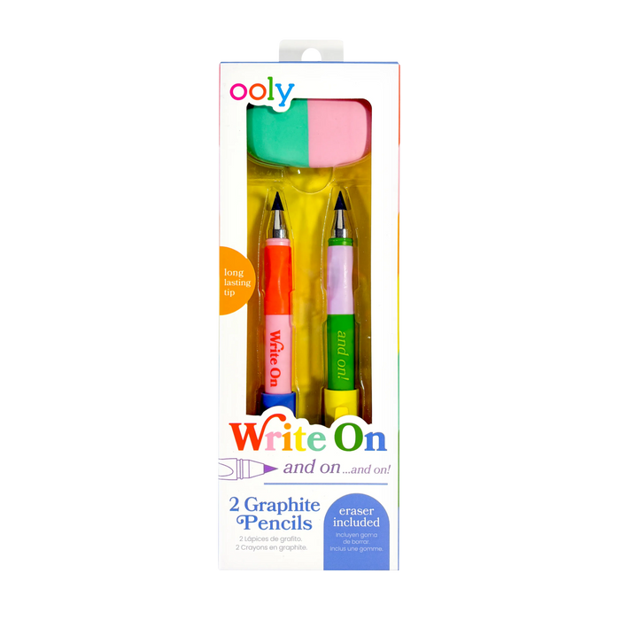 Write On: Graphite Pencils + Eraser