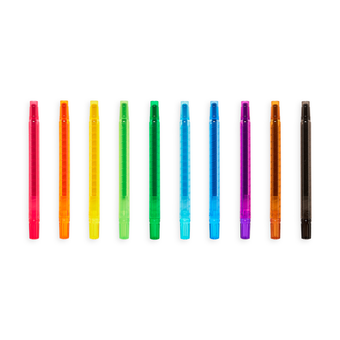 OOLY Yummy Yummy Scented Twist-Up Crayons 10-Piece Set