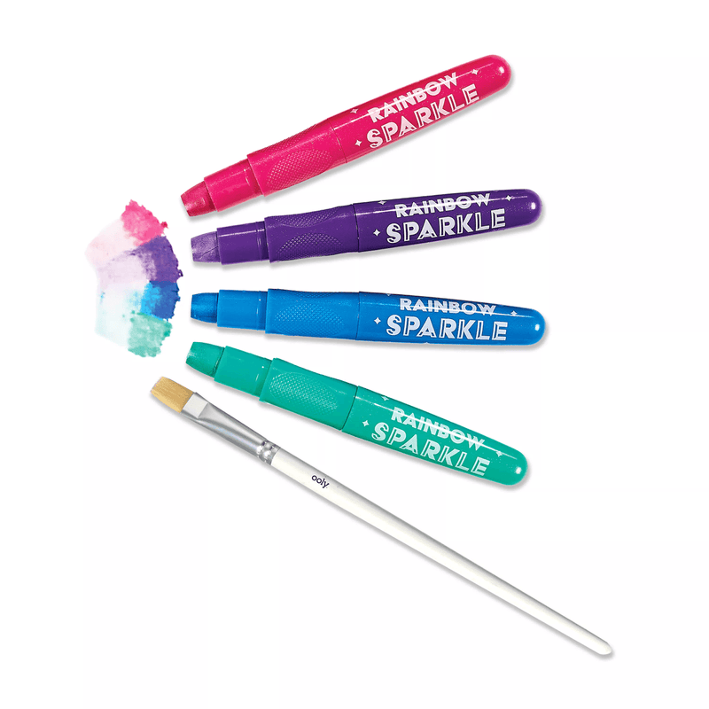 Rainbow Sparkle Gel Watercolor Crayons
