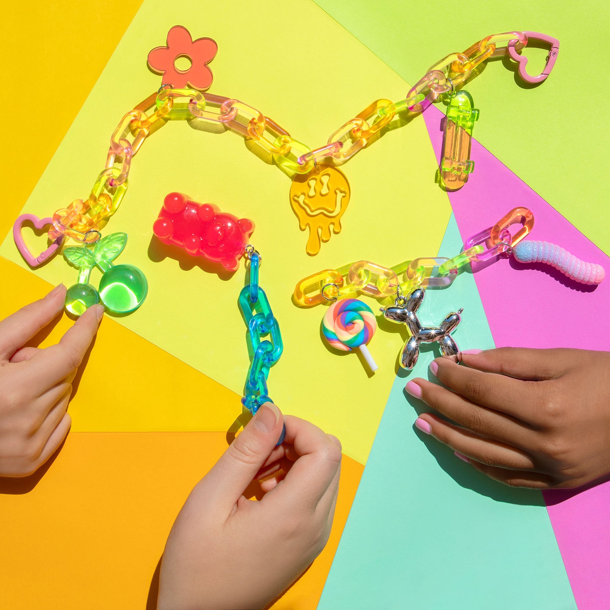 So Rad! Chunky Charm & Chain Jewelry Kit: Craft Trendy Accessories