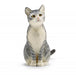 Schleich Farm World Sitting Cat Figurine Toy - Realistic Collectible Animal Model