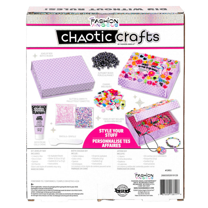 Fashion Angels Chaotic Crafts Jewelry Box Design Kit