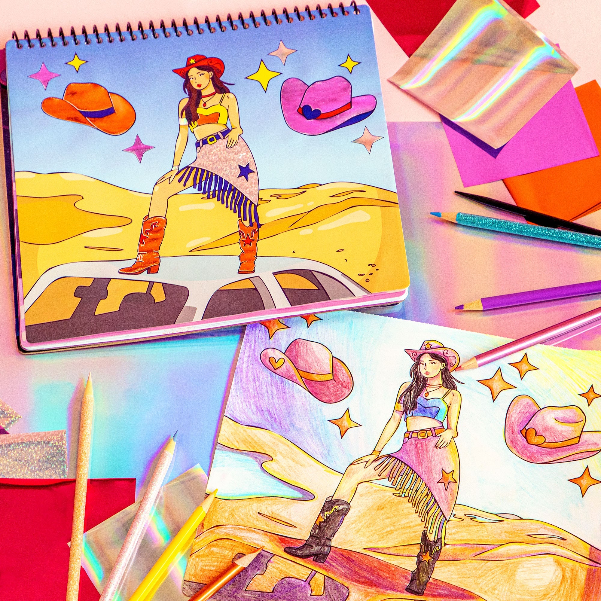 Fashion Angels I Love K-Pop Fashion Design Sketch Portfolio