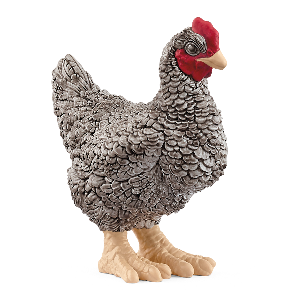 Schleich Plymouth Rock Hen Chicken Figurine Farm World Collectible Toy Realistic