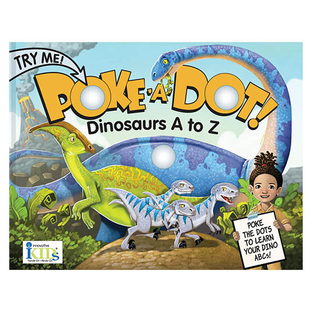 Melissa & Doug Poke-a-Dot - Dinosaurs A to Z Board Book