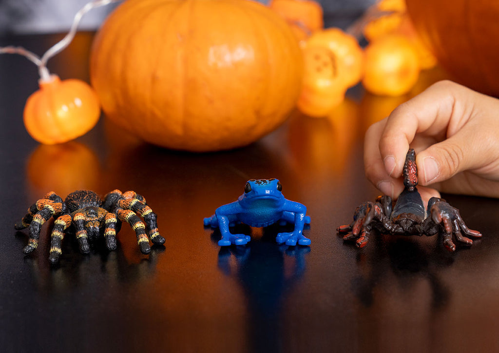 Blue Poison Dart Frog Figurine