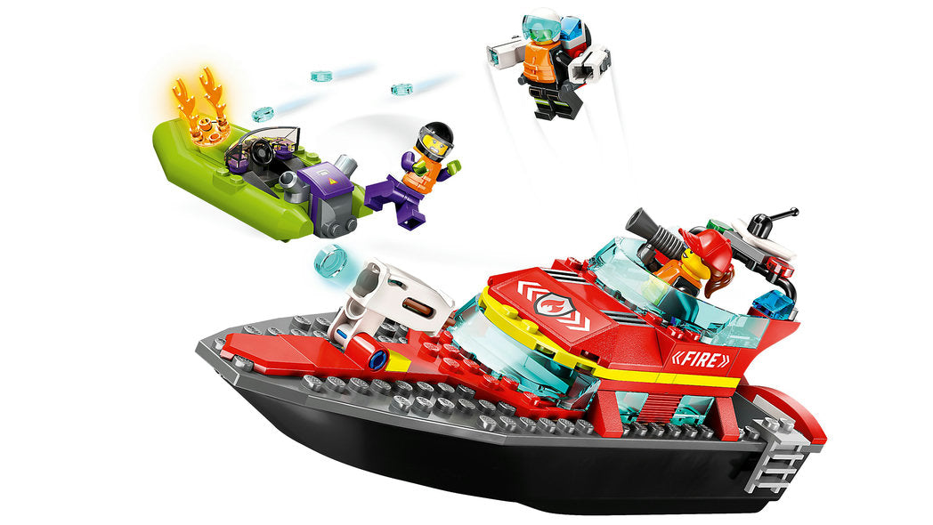 LEGO City Fire Rescue Boat 60373
