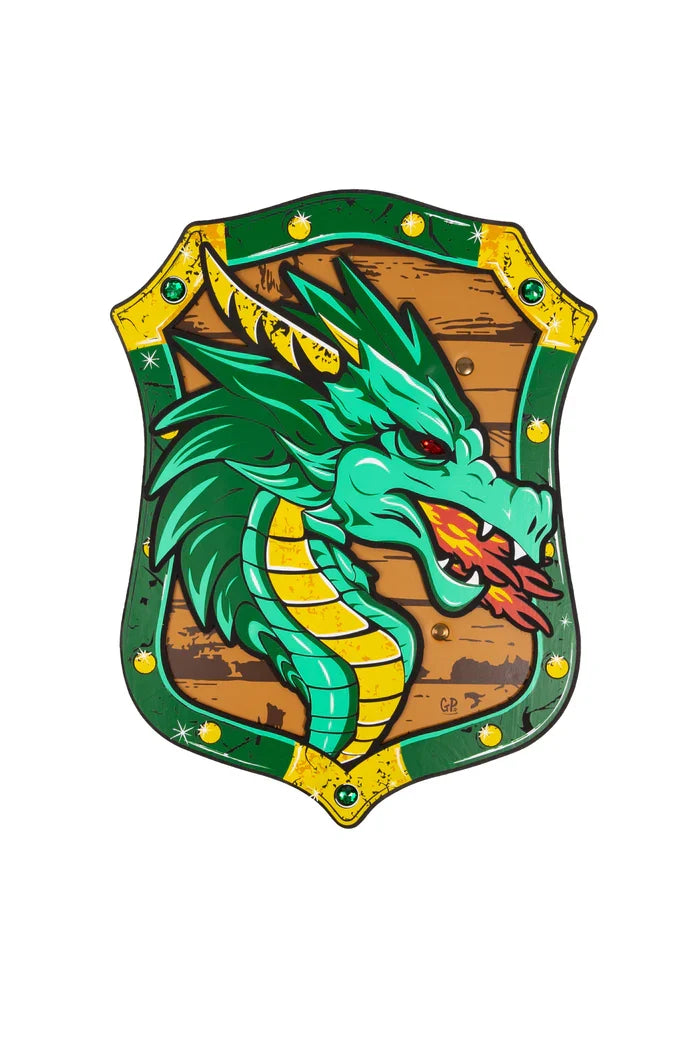 Green Dragon EVA Foam Shield for Imaginative Pretend Play
