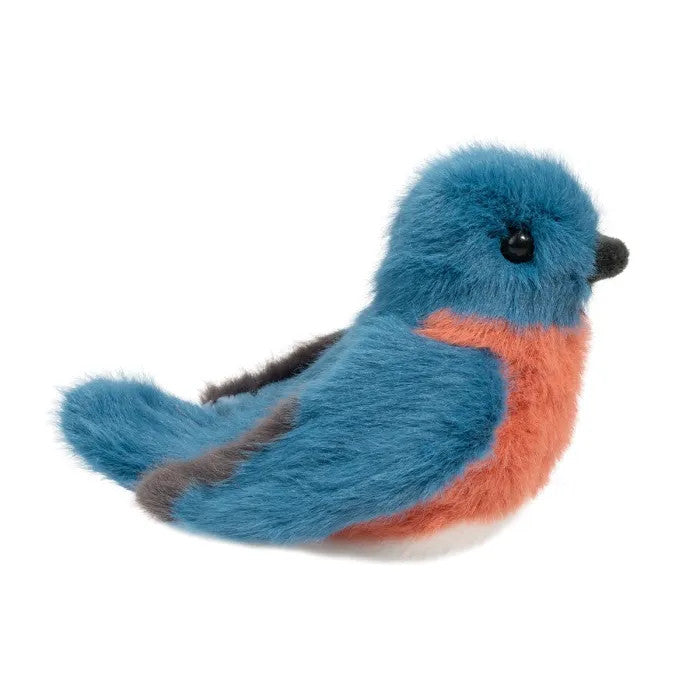 Douglas Bertie Blue Bird Plush Toy 7-Inch