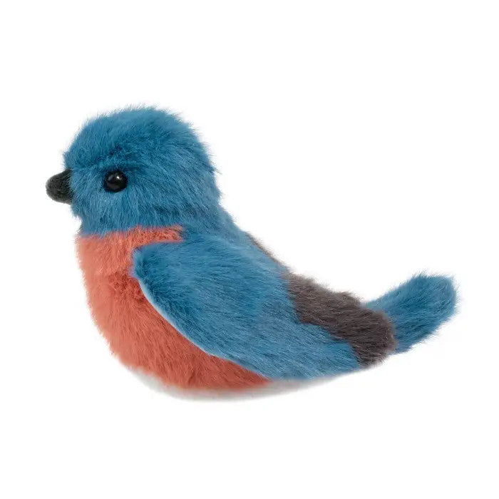 Douglas Bertie Blue Bird Plush Toy 7-Inch