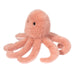 Douglas Cuddle Toy Mini Pink Octopus Soft Plush Toy