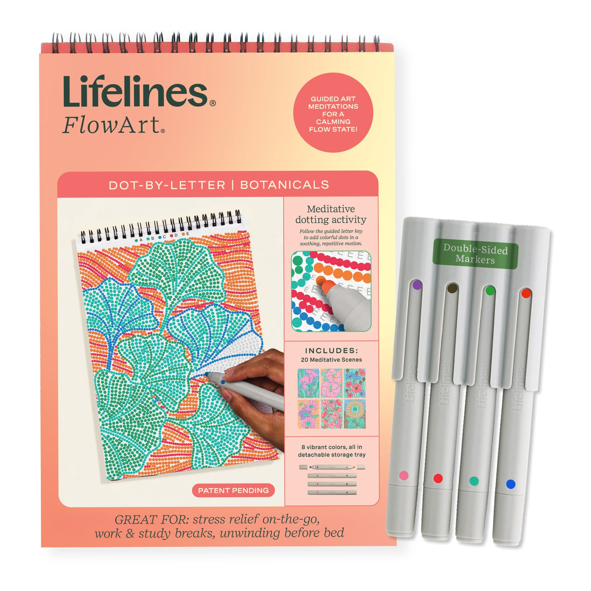 Flowart Dot by Letter Botanical — Learning Express Houston