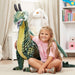 Melissa & Doug Lifelike Plush Giant Winged Dragon Stuffed Animal
