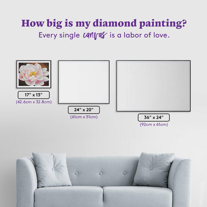 Peony Etude Diamond Art