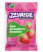 Joyride Sour Strawberry Gummies 3.5 oz 10 Count Pack