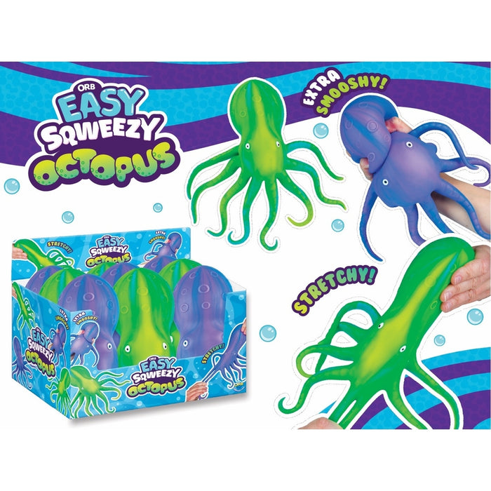 Easy Sqweezy Octopus Soft Plush Toy